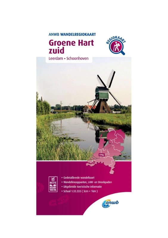 Groene Hart zuid – ANWB – boek cover