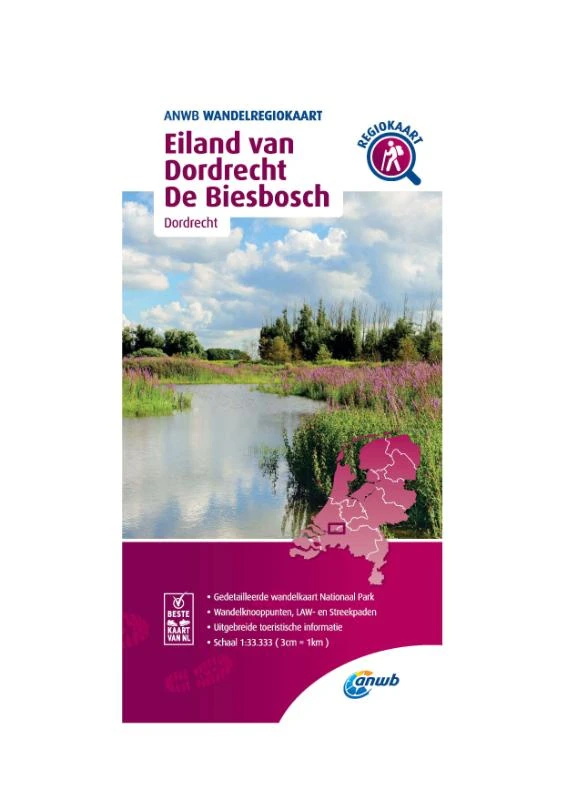 Eiland van Dordrecht, Biesbosch – ANWB – boek cover