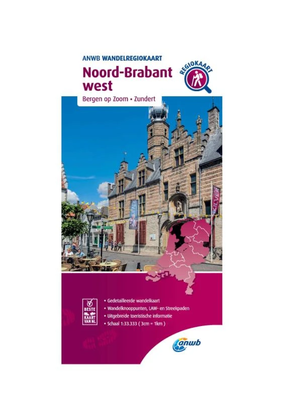 Noord-Brabant west – ANWB – boek cover