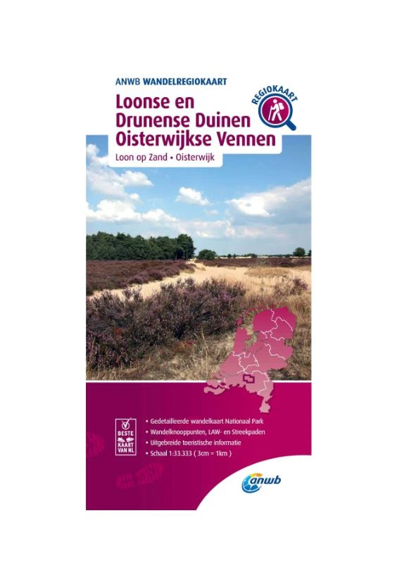 Loonse en Drunense Duinen, Oisterwijkse Vennen – ANWB – boek cover