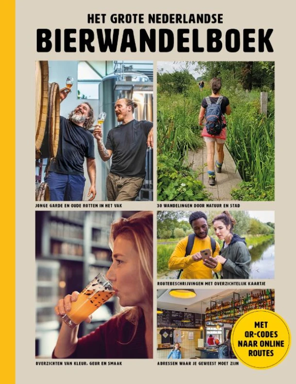 Het Grote Nederlandse Bierwandelboek – Guido Derksen – boek cover