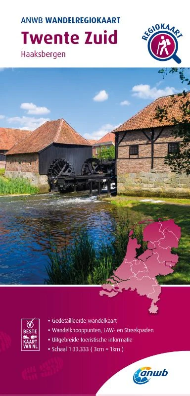 Wandelregiokaart Twente Zuid / Haaksbergen – ANWB – boek cover