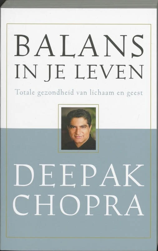 Balans in je leven – Deepak Chopra – boek cover