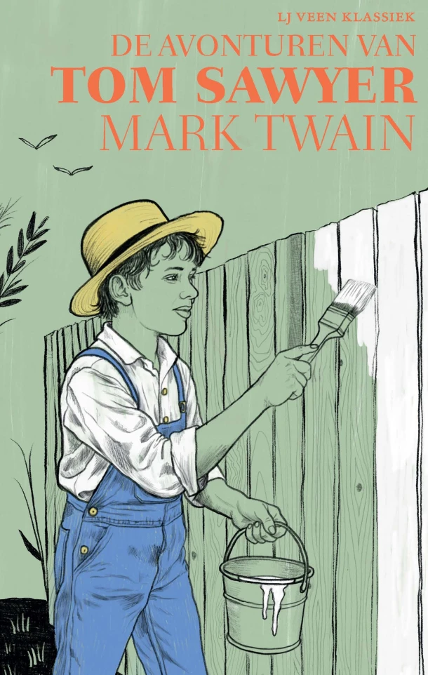 De avonturen van Tom Sawyer – Mark Twain – boek cover