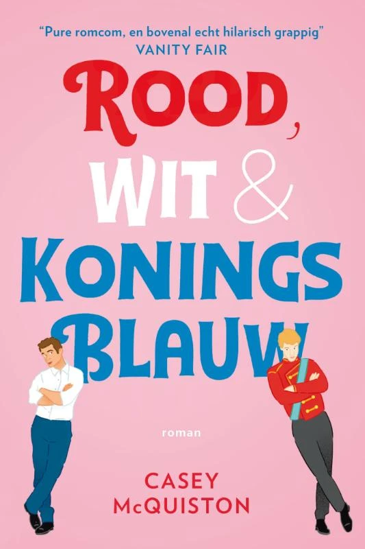 Rood, wit & koningsblauw – Casey Mcquiston – boek cover