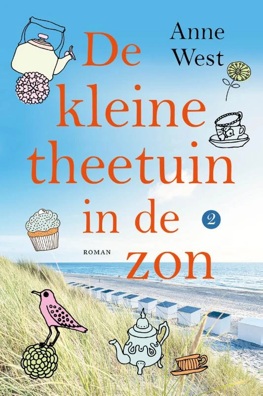 De kleine theetuin in de zon – Anne West – boek cover