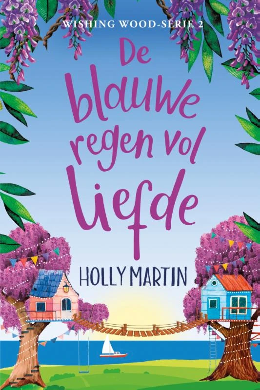 De blauweregen vol liefde – Holly Martin – boek cover