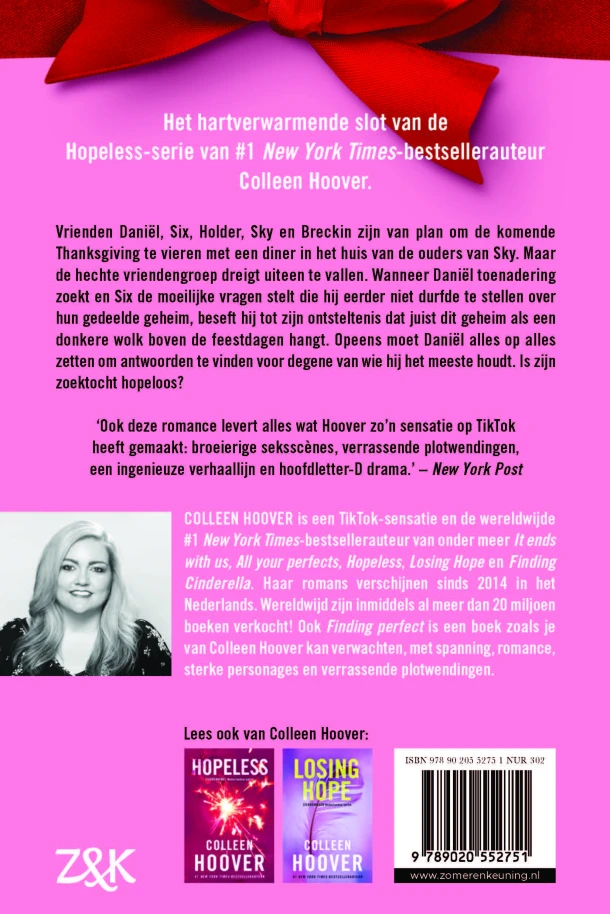 Finding perfect – Colleen Hoover – boek cover