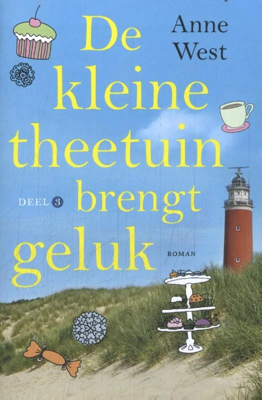 De kleine theetuin brengt geluk – Anne West – boek cover