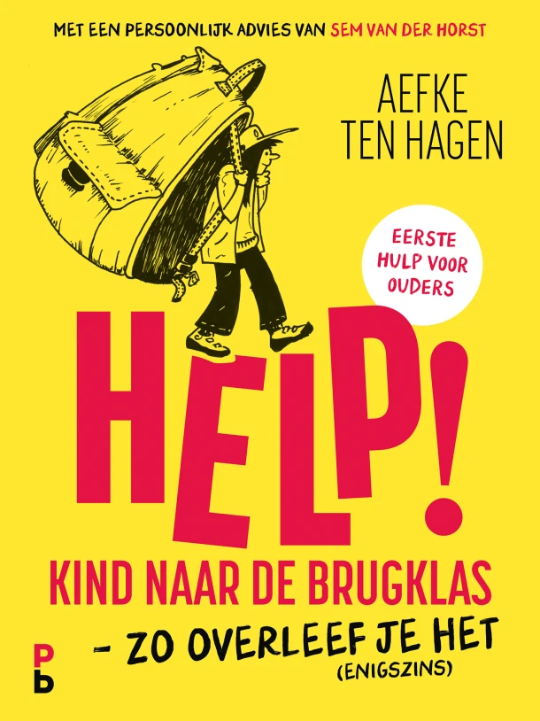 Help! kind naar de brugklas – Aefke ten Hagen – boek cover