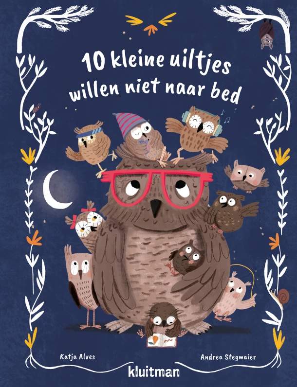 10 kleine uiltjes willen niet naar bed – Katja Alves – boek cover