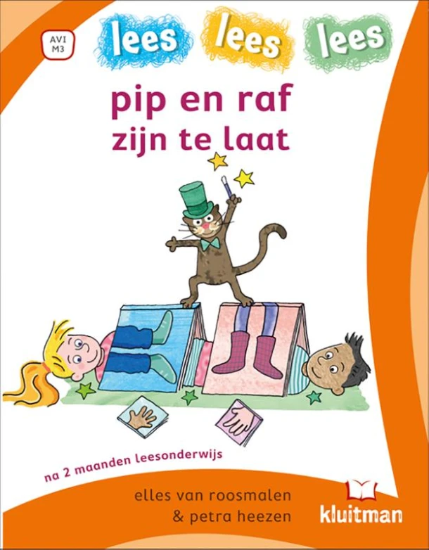 pip en raf zijn te laat – Elles van Roosmalen – boek cover