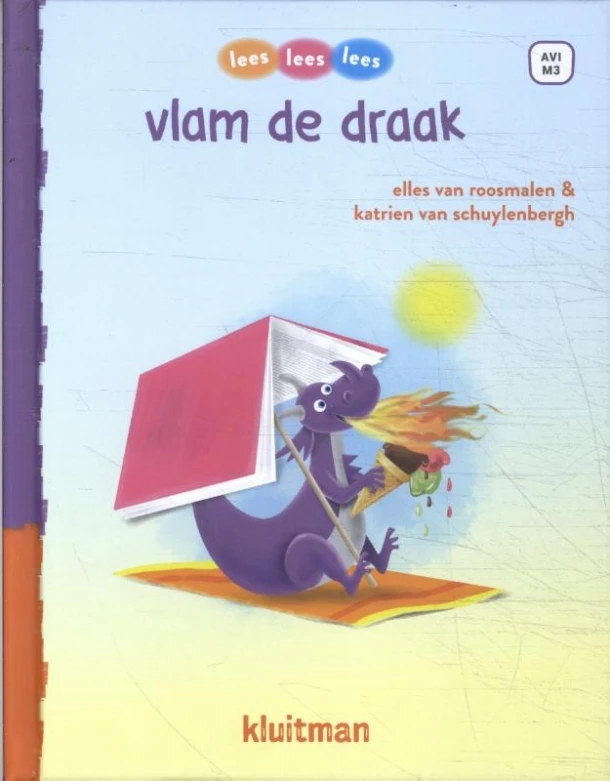 vlam de draak – Elles van Roosmalen – boek cover