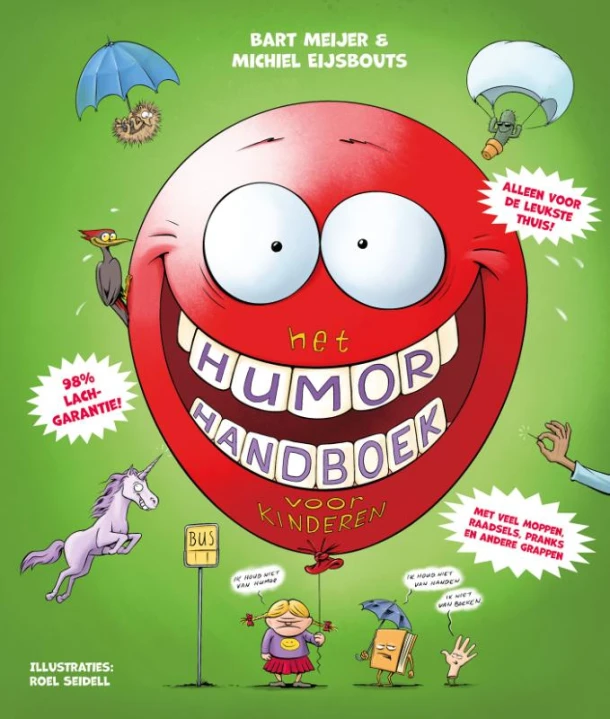 Het Humor Handboek voor kinderen – Bart Meijer – boek cover