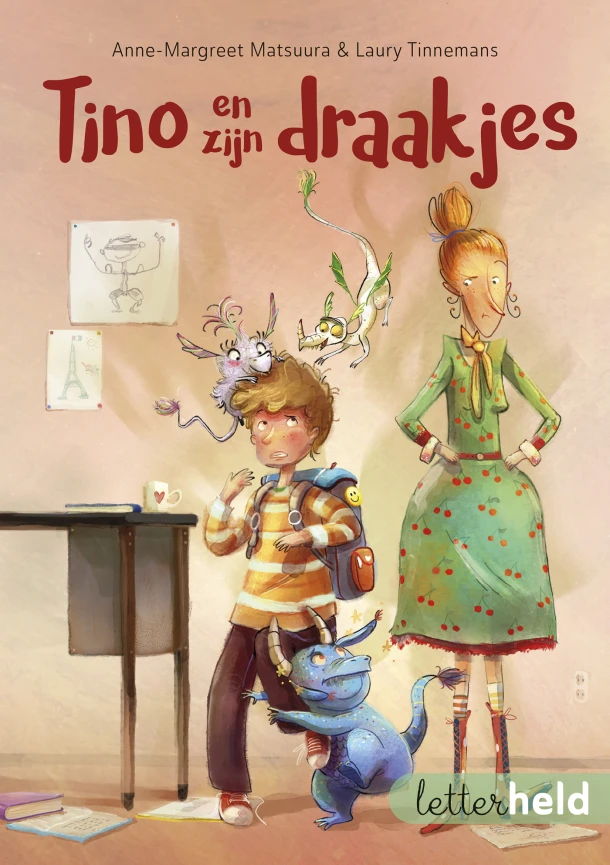 Tino en zijn draakjes – Anne-Magreet Matsuura – boek cover