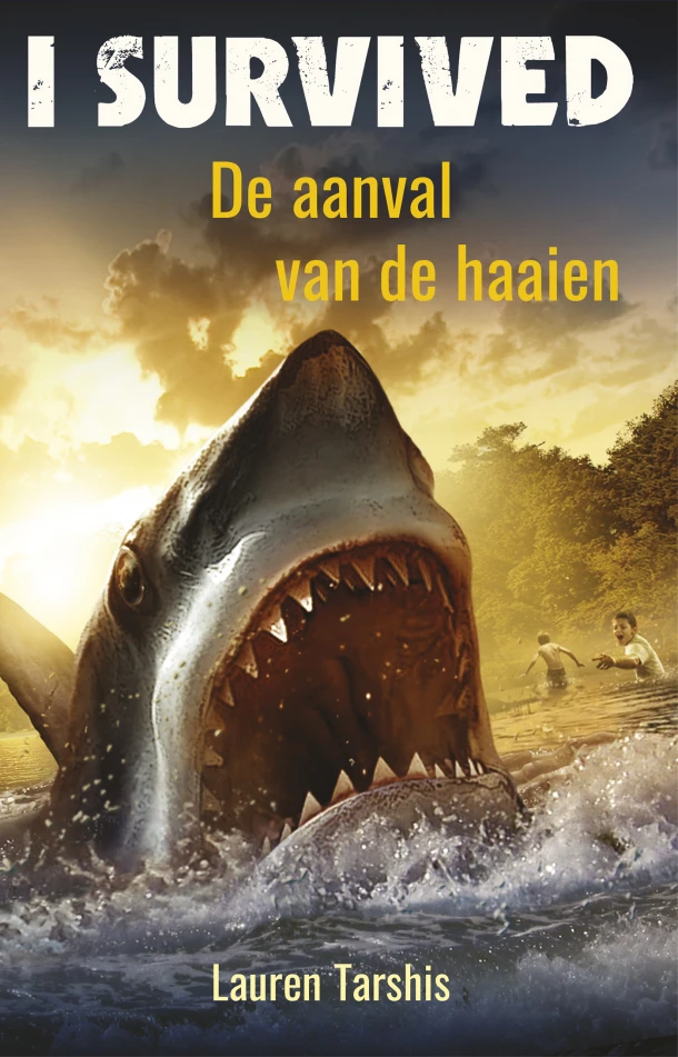 De aanval van de haaien – Lauren Tarshis – boek cover