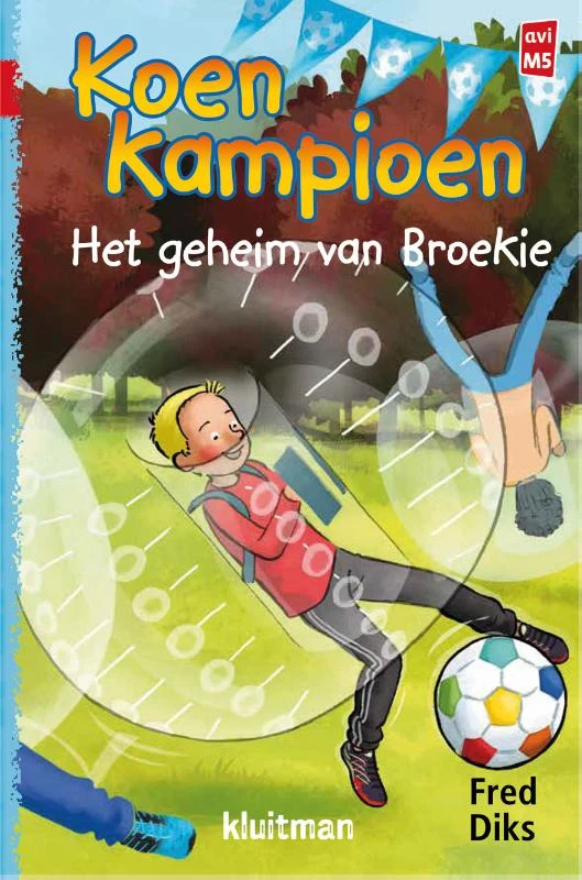 Koen Kampioen. Het geheim van Broekie – Fred Diks – boek cover
