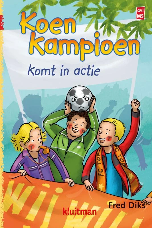 Koen Kampioen komt in actie – Fred Diks – boek cover