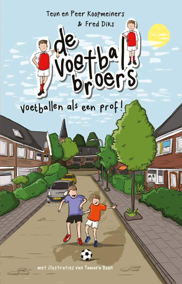 Voetballen als een prof! – Fred Diks – boek cover