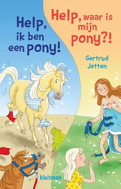 Help, ik ben een pony! & Help, waar is mijn pony!? – Gertrud Jetten – boek cover