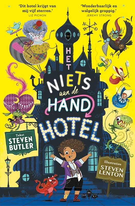 Het niets aan de hand hotel – Steven Butler – boek cover