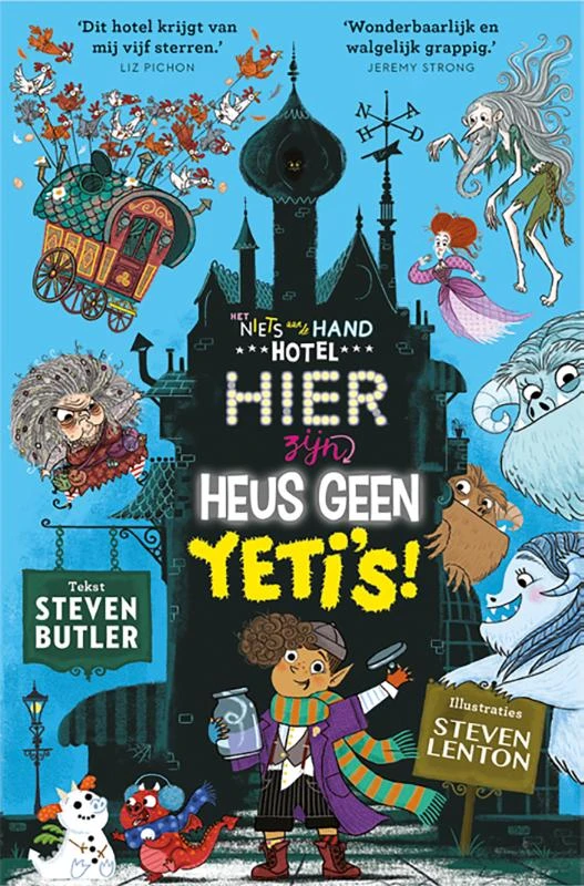 Het niets aan de hotel. Hier zijn heus geen yeti's! – Steven Butler – boek cover