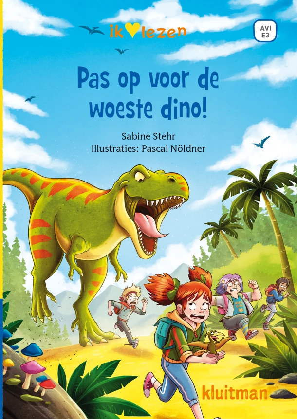 Pas op voor de woeste dino! – Sabine Stehr – boek cover