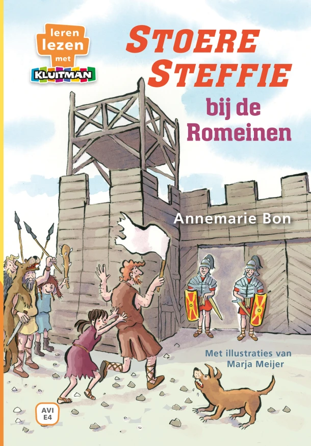 Stoere Steffie bij de Romeinen – Annemarie Bon – boek cover