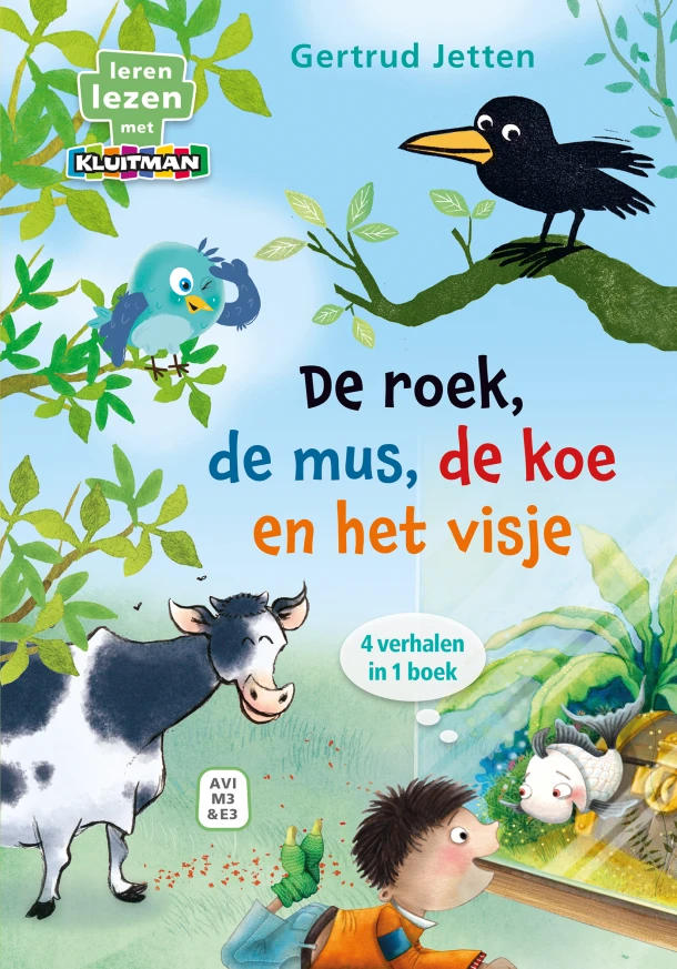 De roek, de mus, de koe en het visje – Gertrud Jetten – boek cover