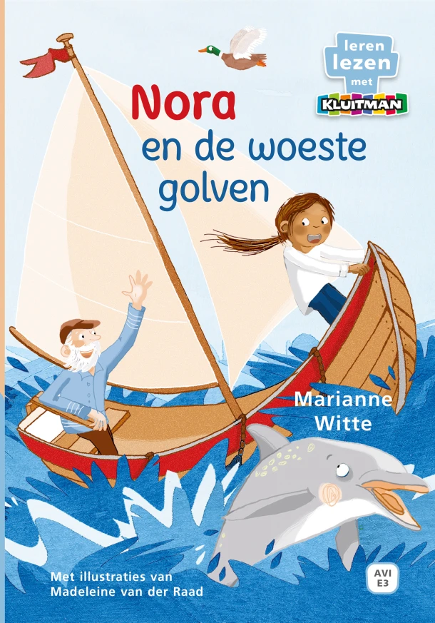 Nora en de woeste golven – Marianne Witte – boek cover