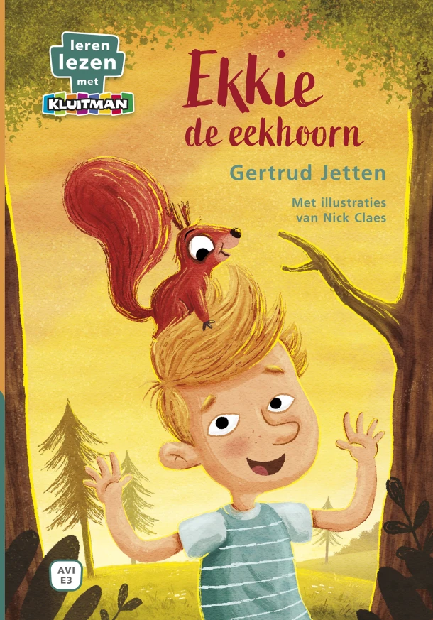 Ekkie de eekhoorn – Gertrud Jetten – boek cover