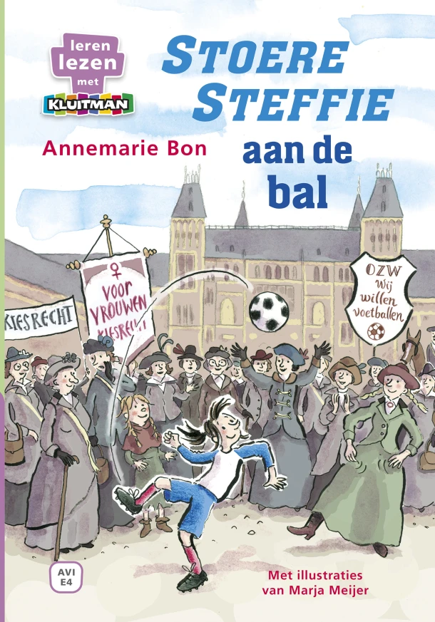 Stoere Steffie aan de bal – Annemarie Bon – boek cover