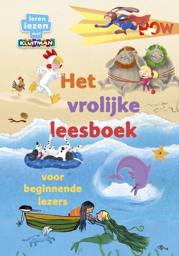 Het vrolijke leesboek voor beginnende lezers – Lida Dijkstra – boek cover
