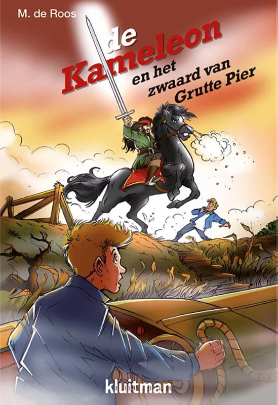 De Kameleon en het zwaard van Grutte Pier – M. de Roos – boek cover