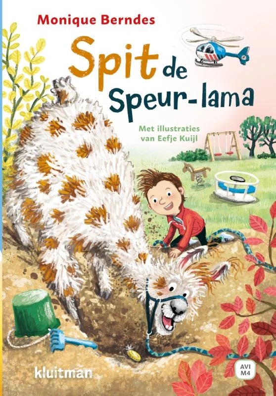 Spit de speur-lama – Monique Berndes – boek cover