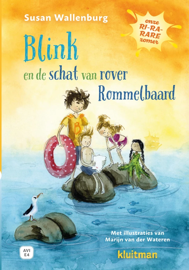 Blink en de schat van rover Rommelbaard – Susan Wallenburg – boek cover