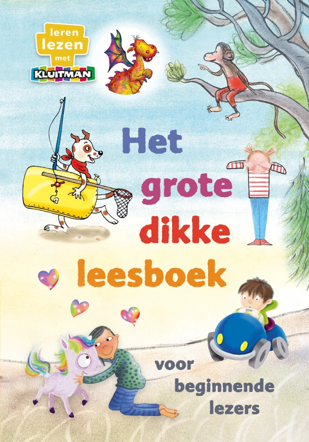 Het grote dikke leesboek voor beginnende lezers – Lida Dijkstra – boek cover
