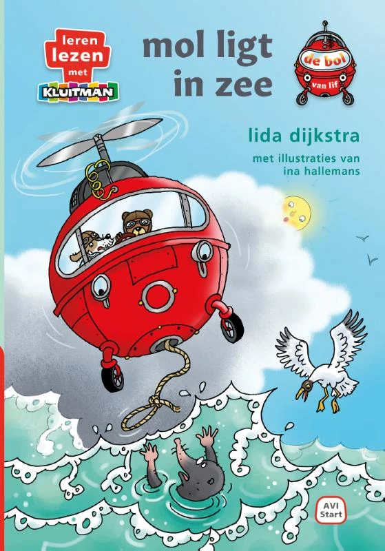 de bol van lif. mol ligt in zee – Lida Dijkstra – boek cover