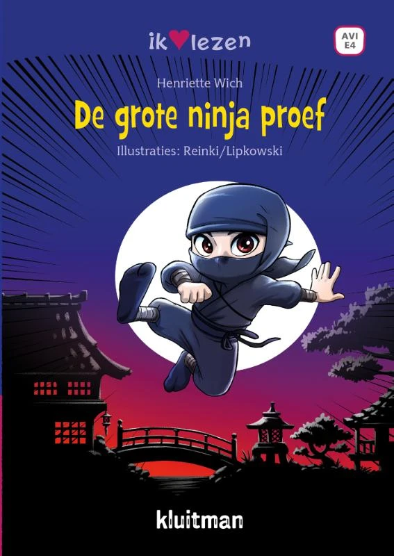 De grote ninja proef – Henriette Wich – boek cover