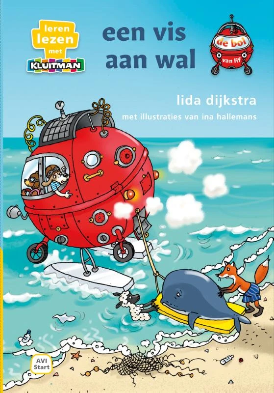 de bol van lif. een vis aan wal – Lida Dijkstra – boek cover
