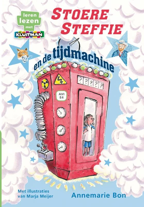 Stoere Steffie en de tijdmachine – Annemarie Bon – boek cover