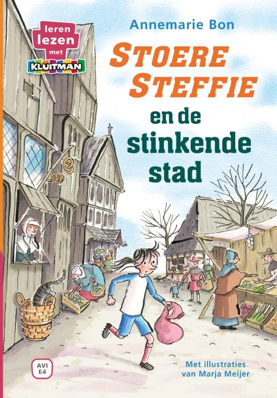 Stoere Steffie en de stinkende stad – Annemarie Bon – boek cover