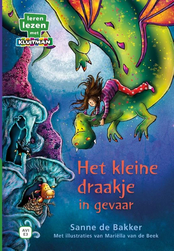 Het kleine draakje in gevaar – Sanne de Bakker – boek cover