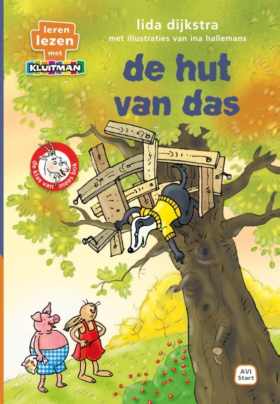 De hut van das – Lida Dijkstra – boek cover