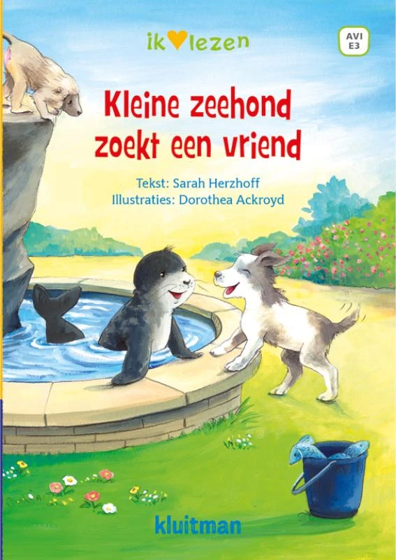 Kleine zeehond zoekt een vriend – Sarah Herzhoff – boek cover