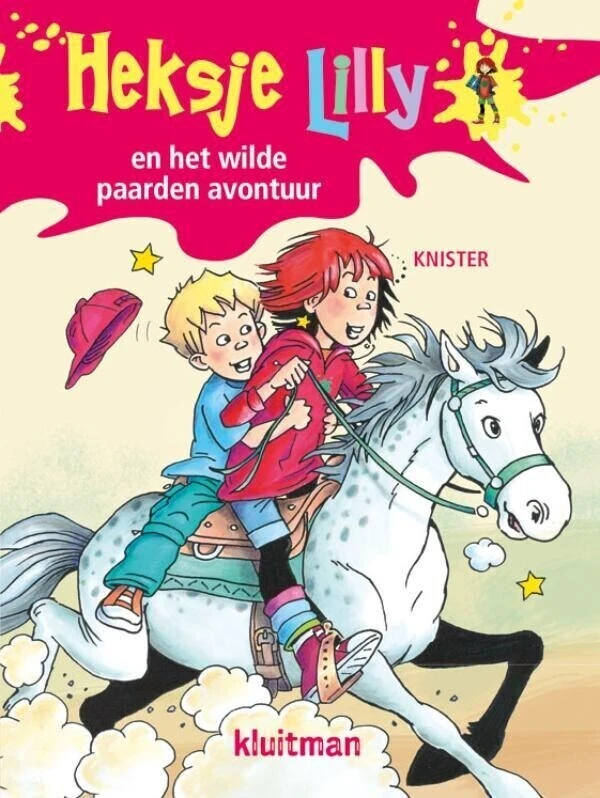 Heksje Lilly en het wilde paarden avontuur – Knister – boek cover