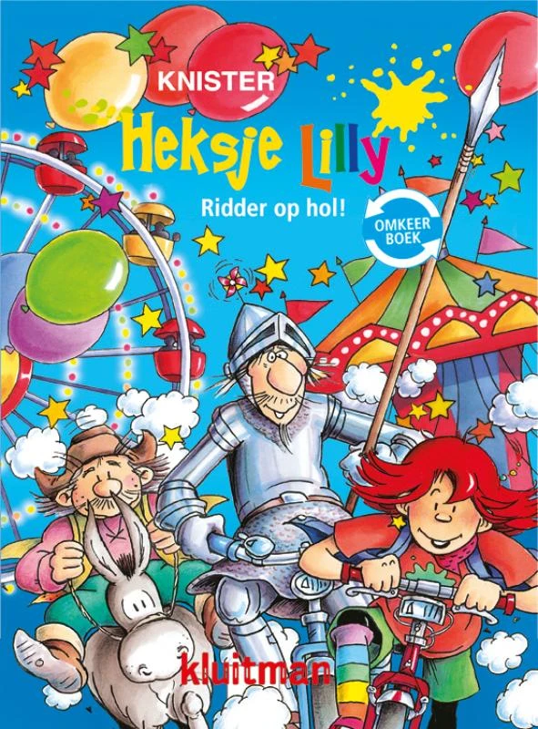 Omkeerboek Ridder op hol! / Redding in de ruimte – boek cover