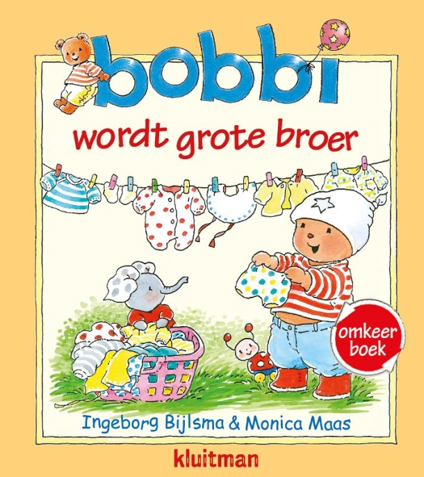 Bobbi omkeerboek. wordt grote broer/en de baby – Monica Maas – boek cover