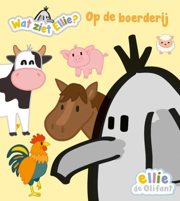 Wat ziet Ellie? Op de boerderij – Art Wise – boek cover