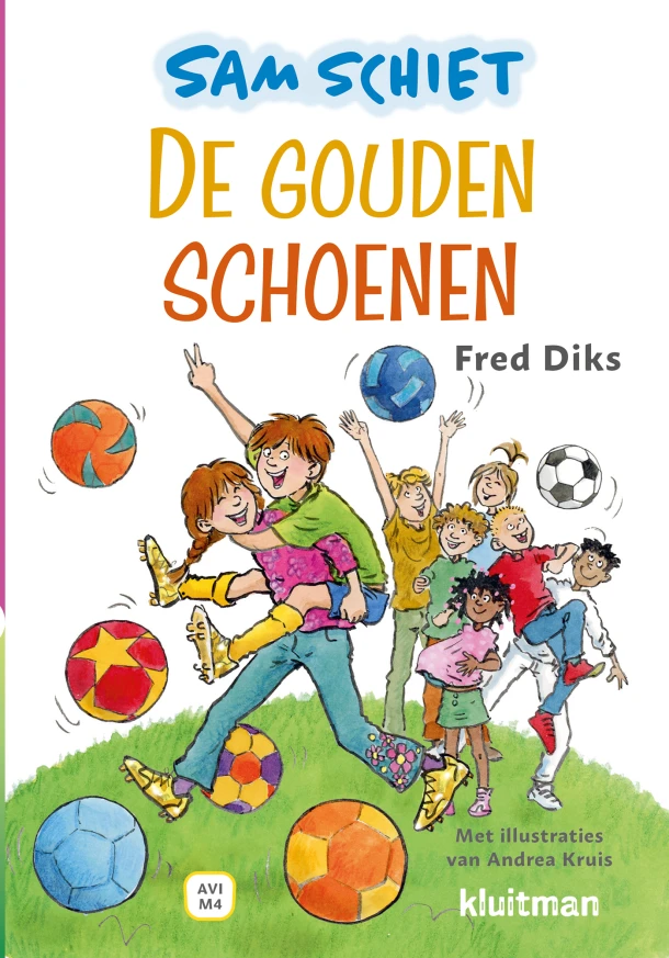 Sam schiet. De gouden schoenen – Fred Diks – boek cover